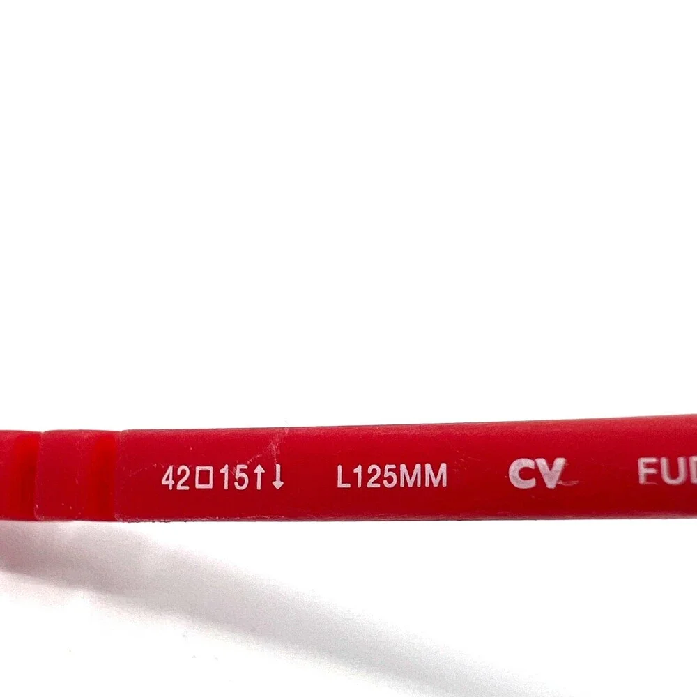 Dilli Dalli fudge swirl Eyeglasses Frame Youth red Full Rim Round 42-15-125